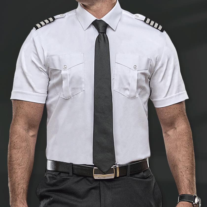 Jetseam Men Pilot Shirt Short Sleeve